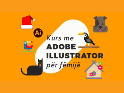 Kurs për Adobe Illustrator për Fëmijë – Me video